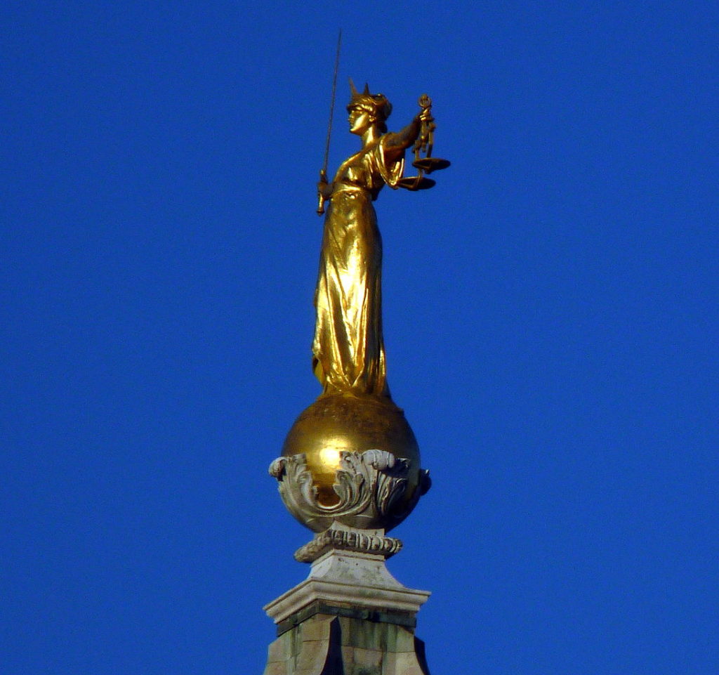 Lady justice statue